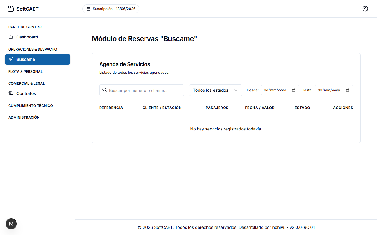 Módulo Búscame - Cliente