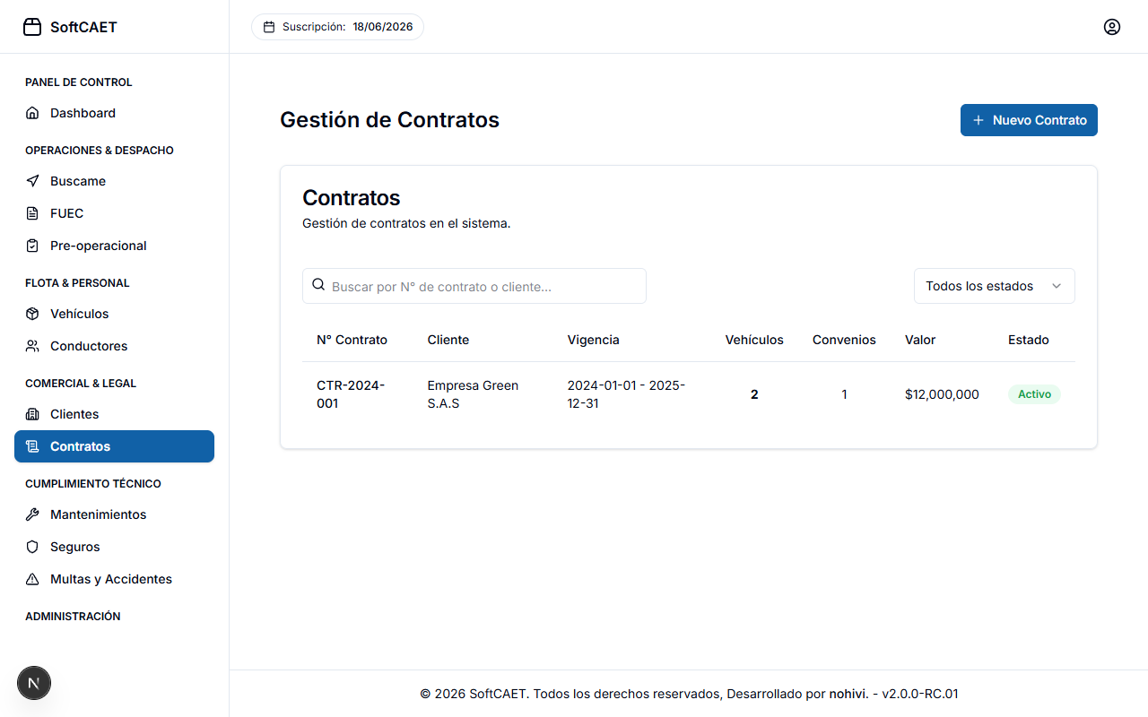 Contratos de Propietario